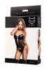 Glossy Glossy Miriam,set,wetlook,black,M